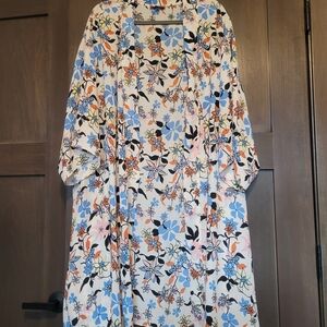 Modcloth Multicolor Floral Kimono